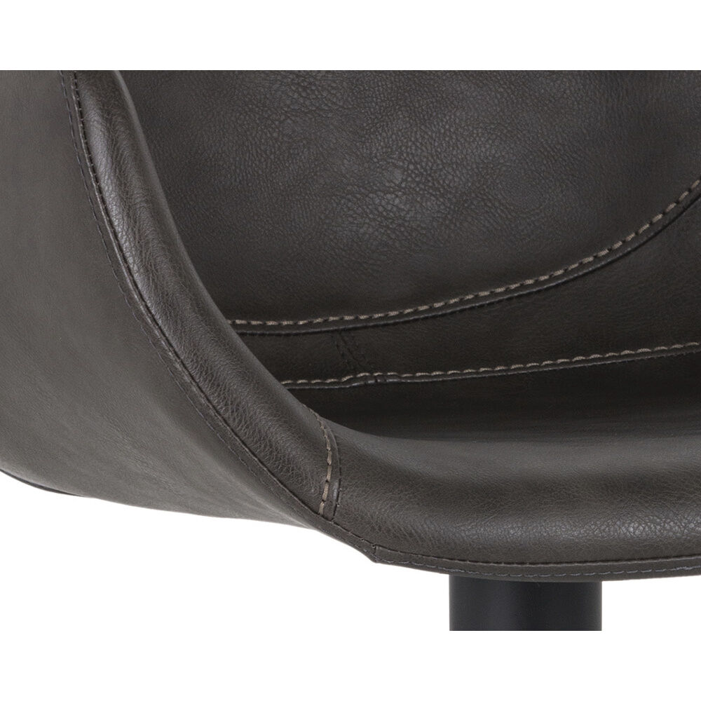 Owen 35 inch Town Grey Swivel Counter Stool, Swivel